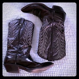 Nocona Boot black and white size 8